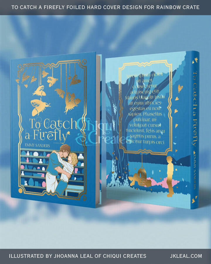 Mockup with full colors and foil