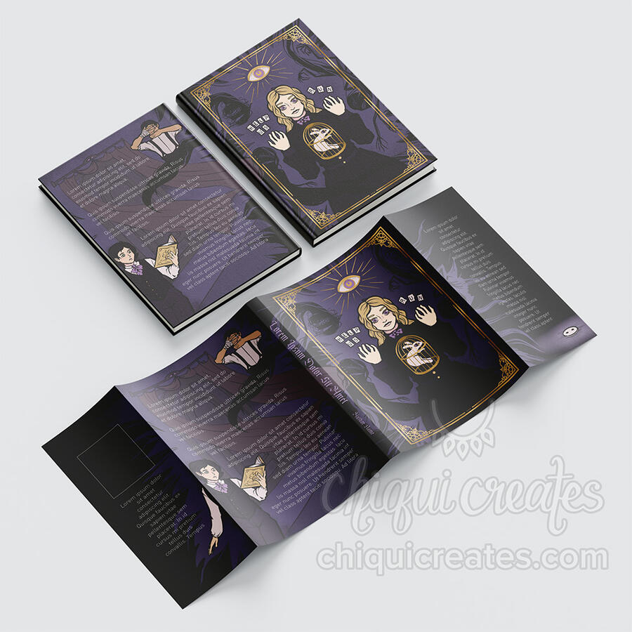 Commission: The Spirit Bares Its Teeth full dust jacket for Rainbow Crate. Note: I only did the artwork; typography of actual book differs from mockup.