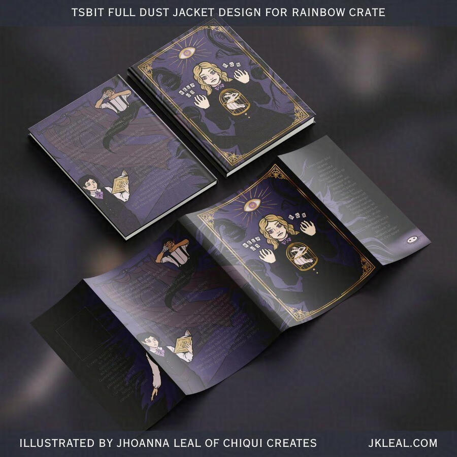 Special edition dust jacket mockup. The front features a trans man in a Victorian uniform holding up scraps of paper that spell out "Help Us" and "Run". Surrounding him are ghosts. The back features a man on the upper right with his hand over his eyes and