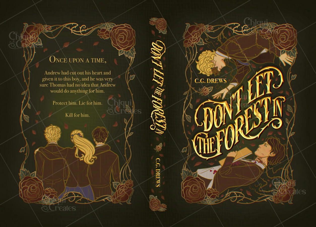 Full spread of Don't Let the Forest In